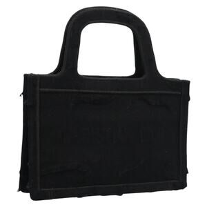 DIOR Book Tote Mini Tote Bag Canvas Black